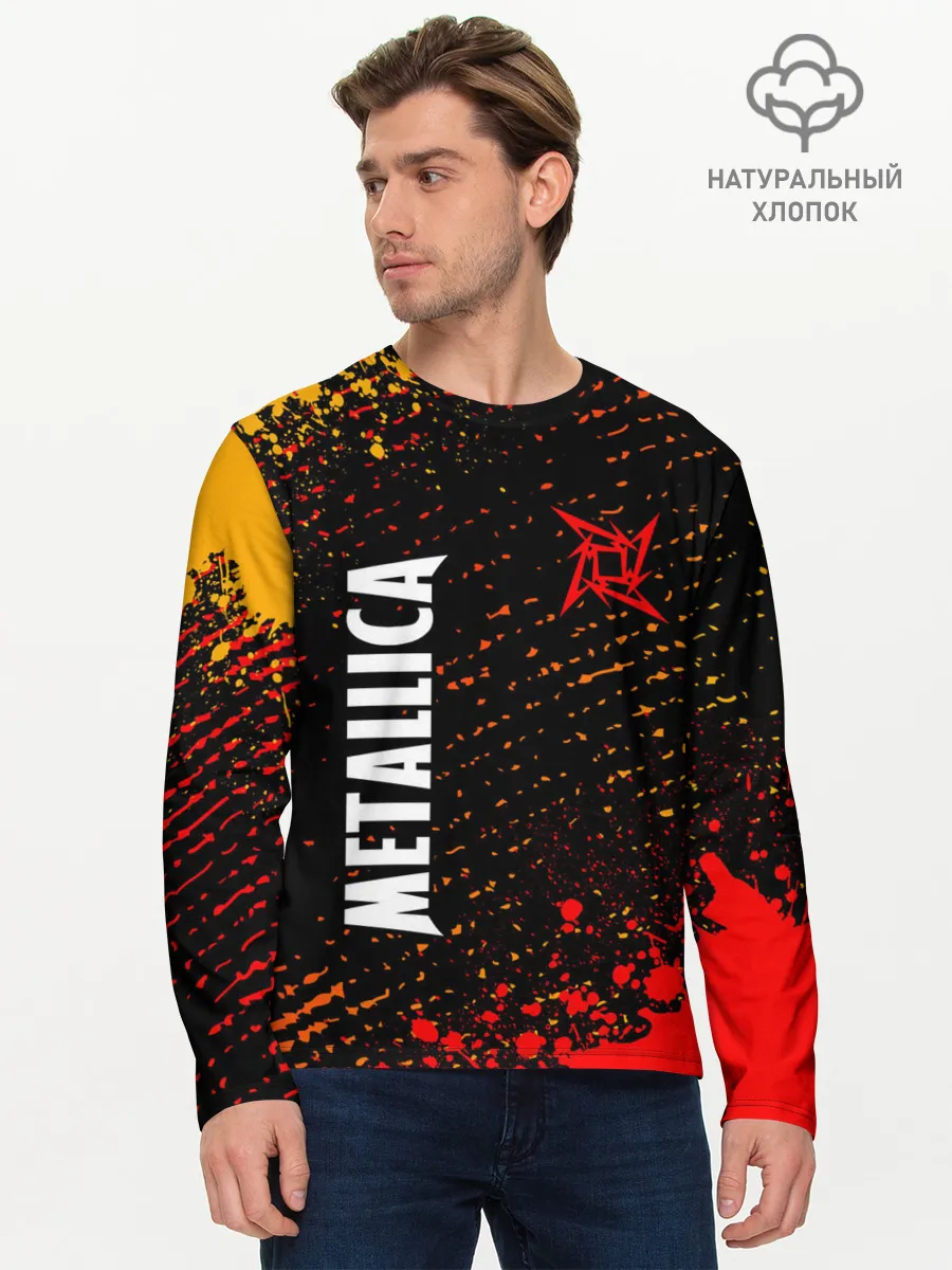 Мужской лонгслив базовый / METALLICA / МЕТАЛЛИКА