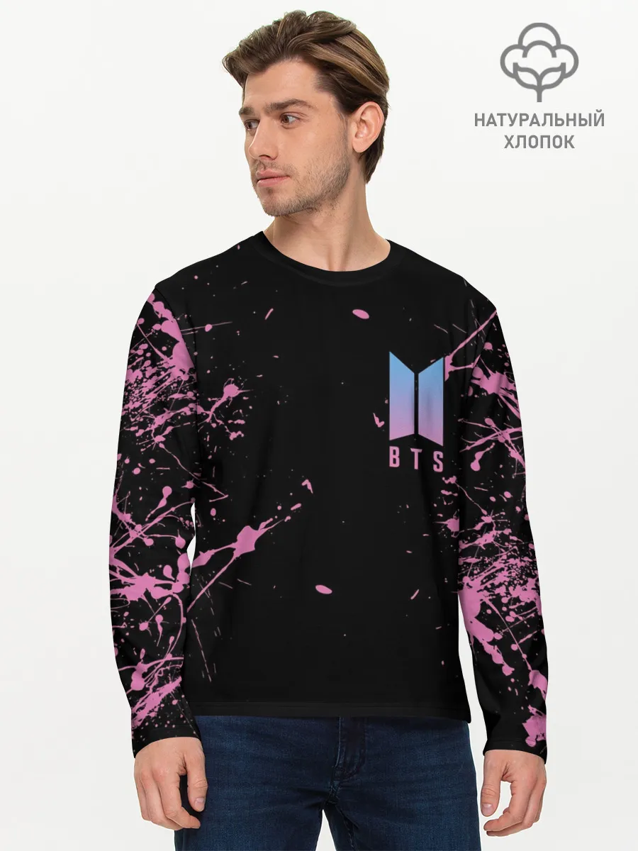 Мужской лонгслив базовый / BTS