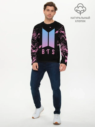 Мужской лонгслив базовый / BTS