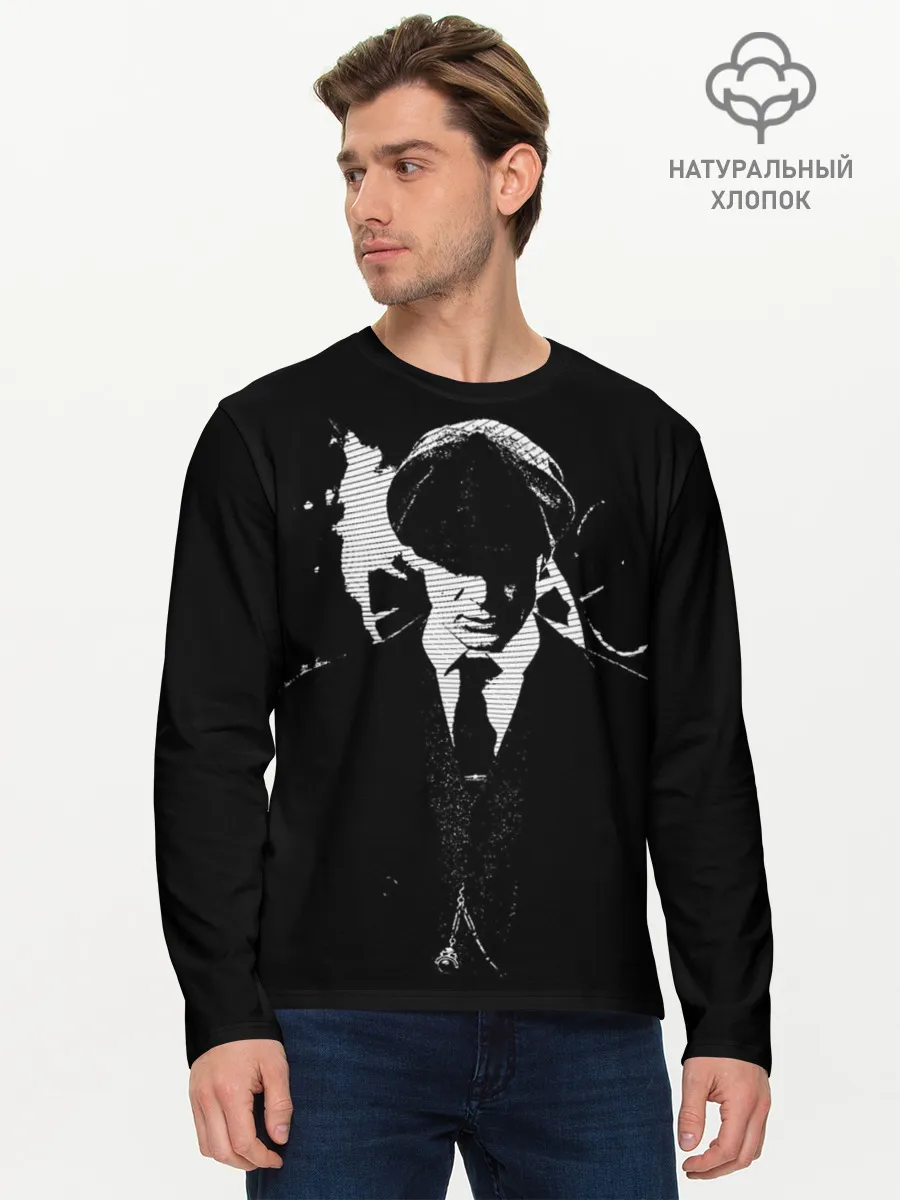 Мужской лонгслив базовый / Шелби