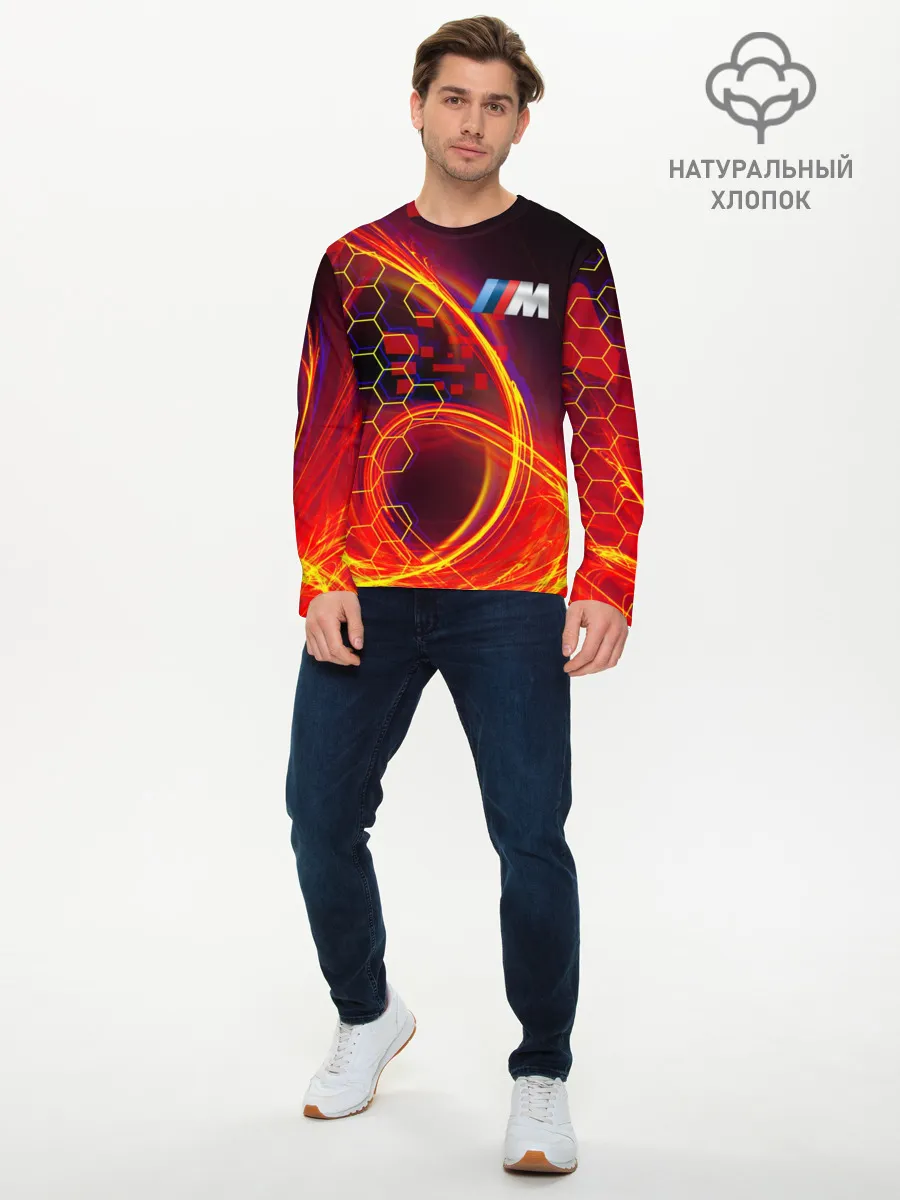 Мужской лонгслив базовый / BMW | Спорт