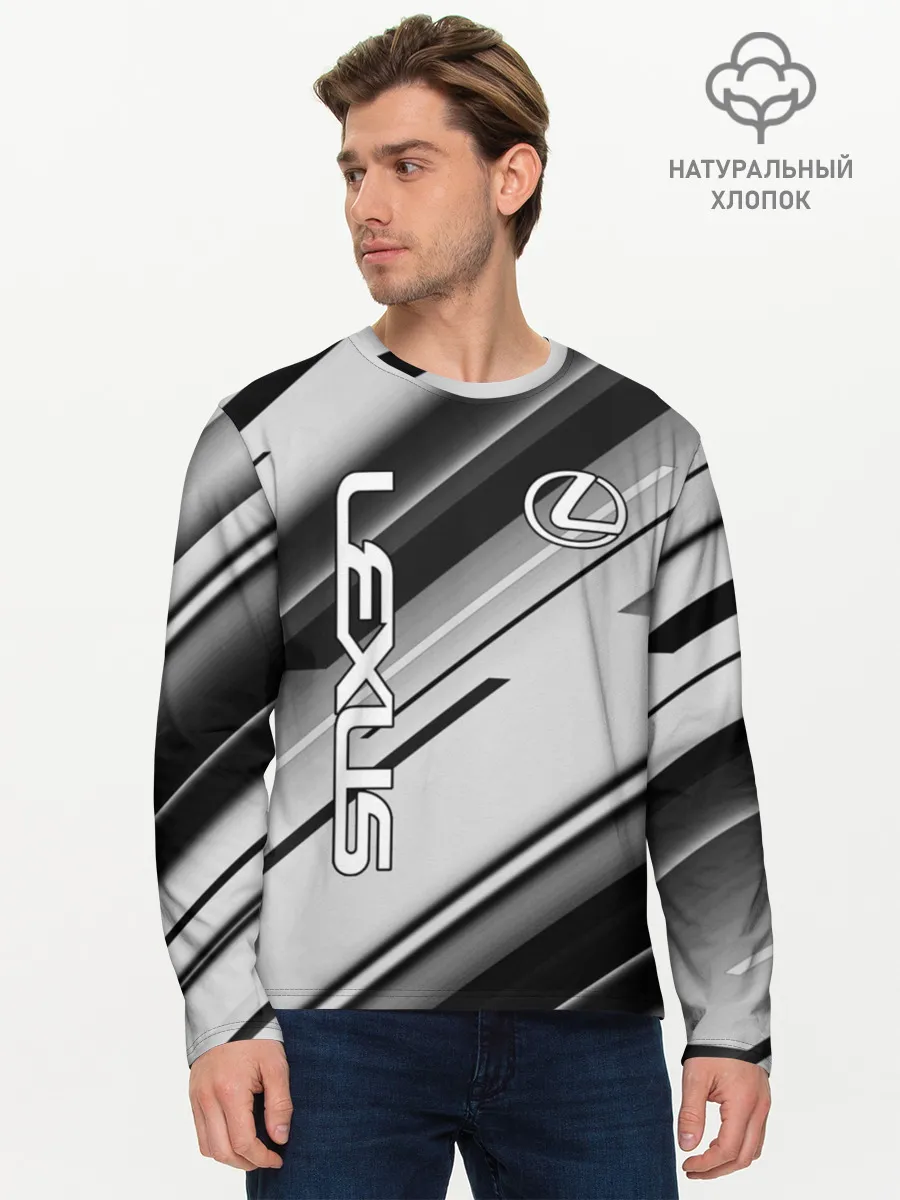 Мужской лонгслив базовый / Лексус | Lexus
