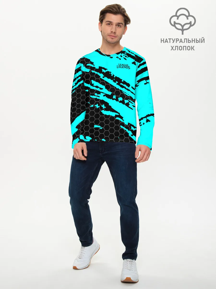Мужской лонгслив базовый / League of Legends