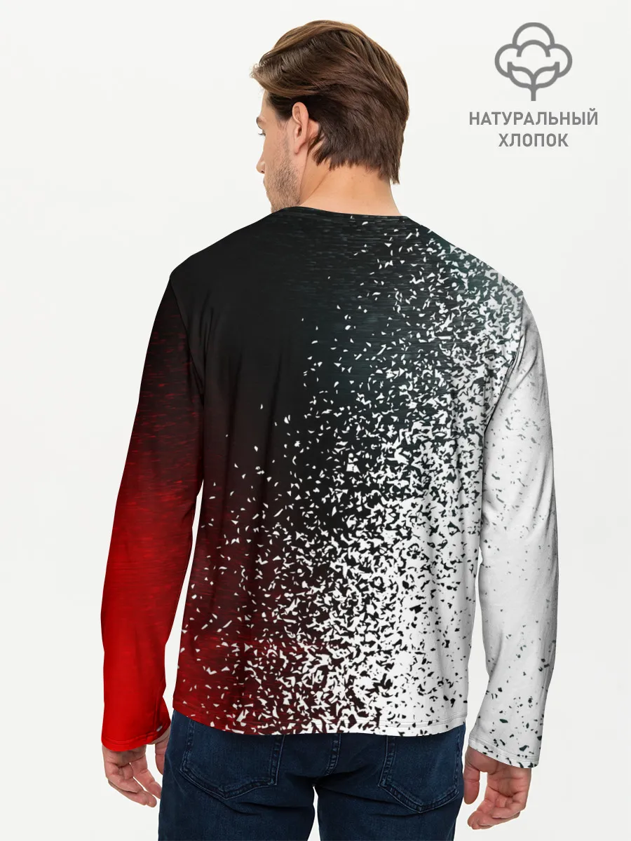 Мужской лонгслив базовый / AC MILAN / МИЛАН