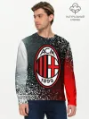 Мужской лонгслив базовый / AC MILAN / МИЛАН