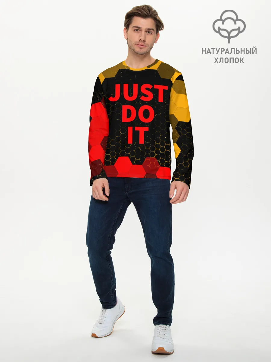 Мужской лонгслив базовый / JUST DO IT