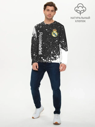 Мужской лонгслив базовый / REAL MADRID / РЕАЛ МАДРИД