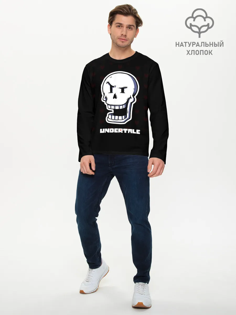 Мужской лонгслив базовый / UNDERTALE