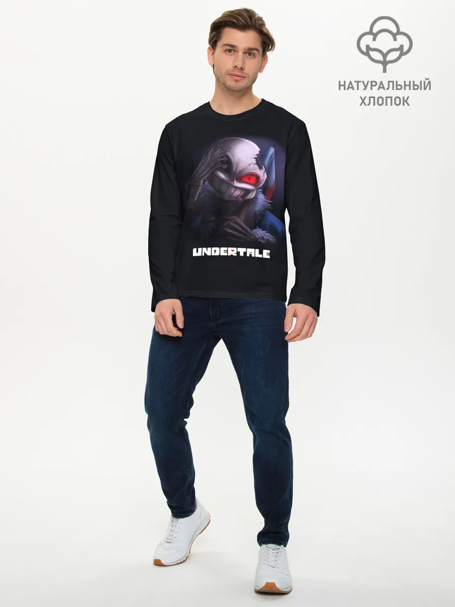 Мужской лонгслив базовый / UNDERTALE