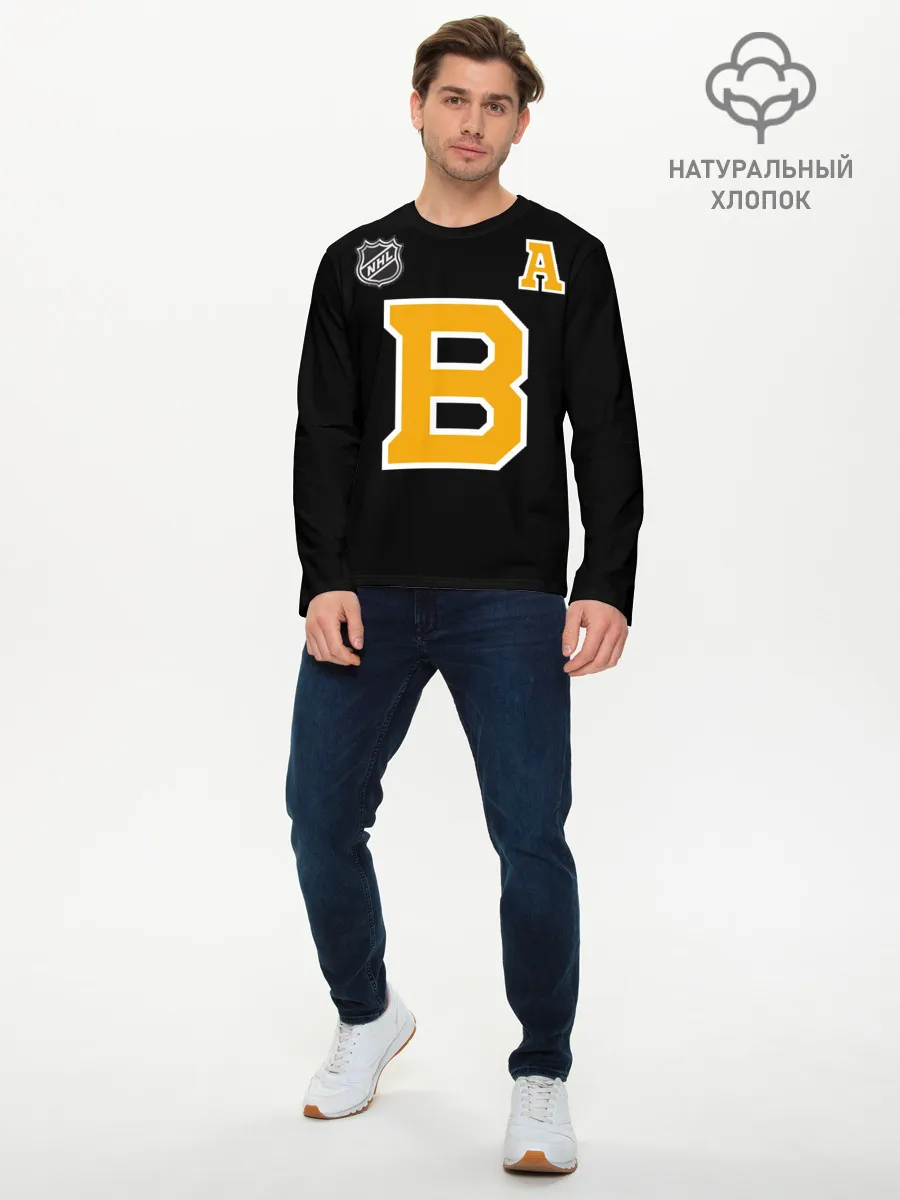 Мужской лонгслив базовый / Boston Bruins Patrice Bergeron