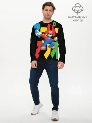 Мужской лонгслив базовый / mario