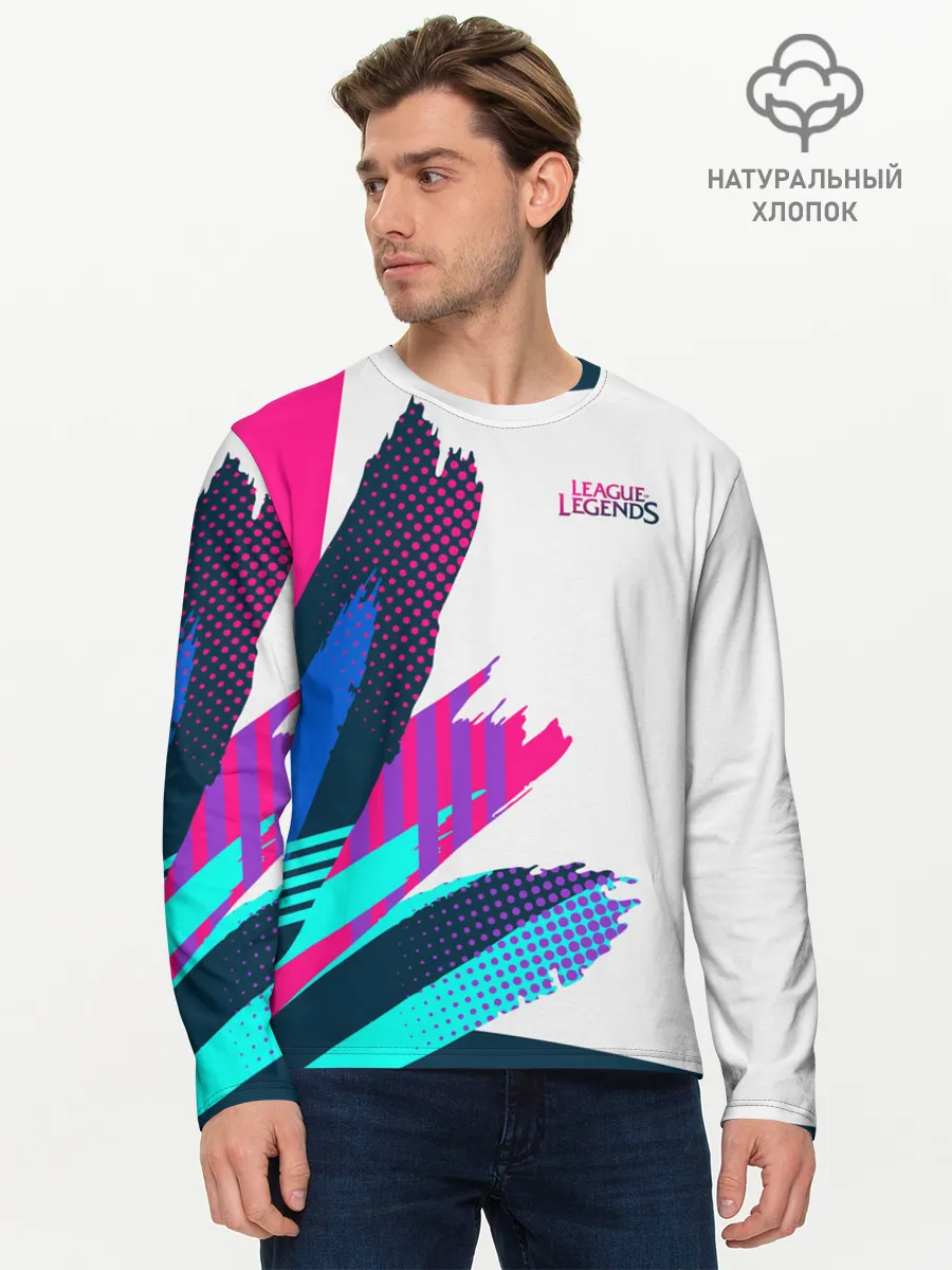 Мужской лонгслив базовый / League of Legends