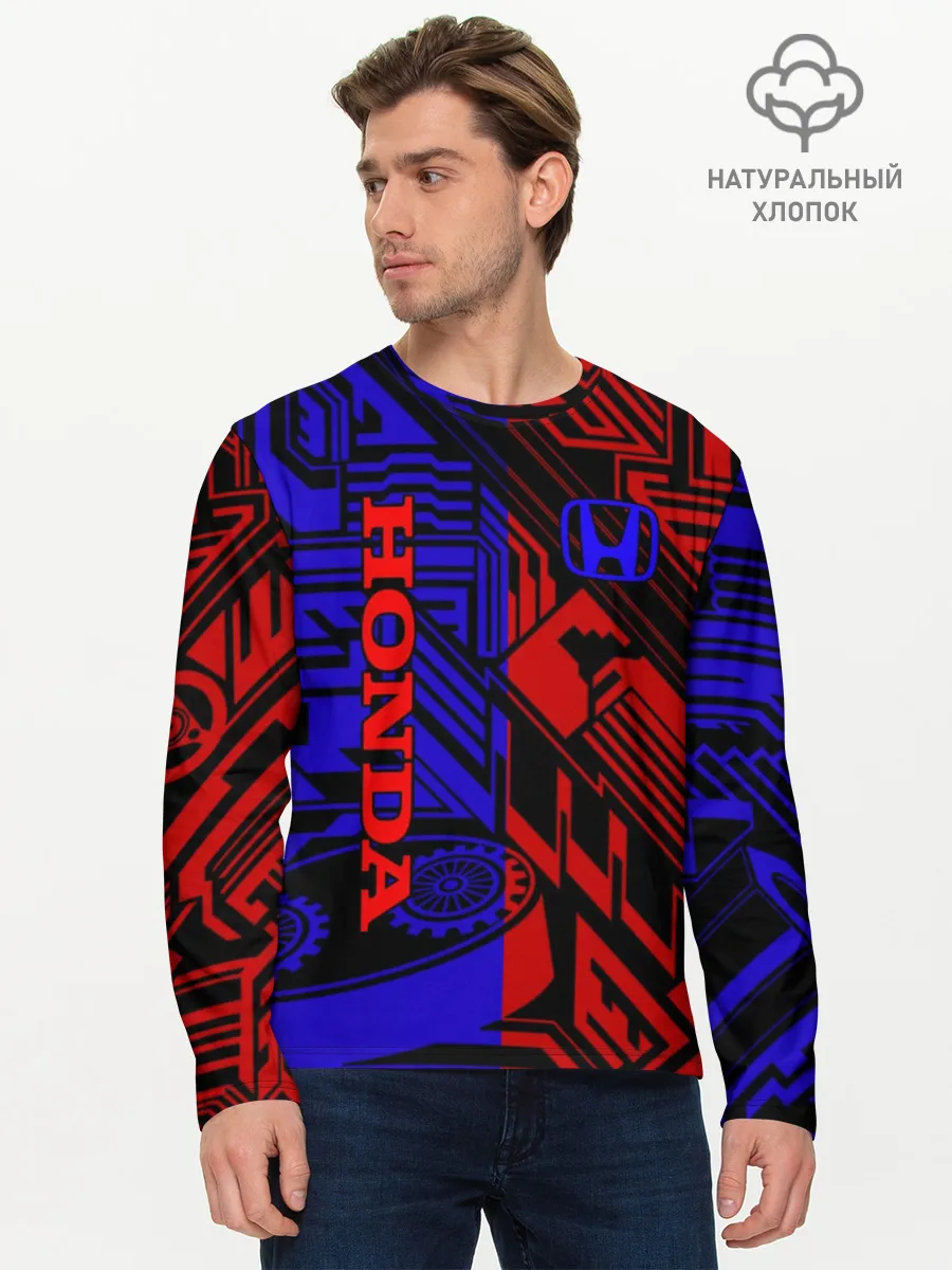 Мужской лонгслив базовый / Honda | Auto