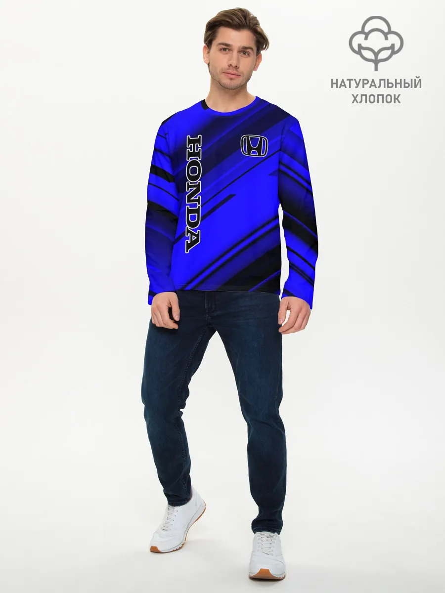 Мужской лонгслив базовый / Спорт Стиль | HONDA