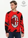 Мужской лонгслив базовый / AC MILAN / МИЛАН