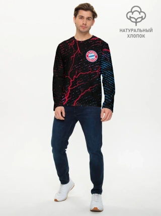 Мужской лонгслив базовый / FC BAYERN / БАВАРИЯ