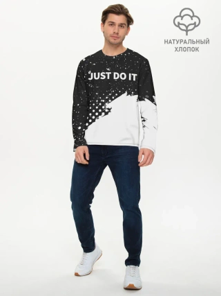Мужской лонгслив базовый / JUST DO IT