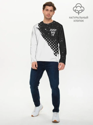 Мужской лонгслив базовый / JUST DO IT
