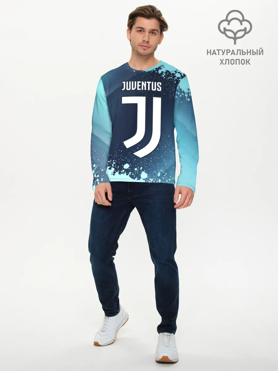 Мужской лонгслив базовый / JUVENTUS / ЮВЕНТУС