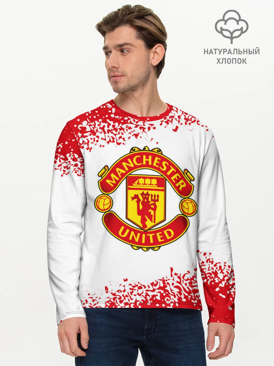 Мужской лонгслив базовый / MANCHESTER UNITED