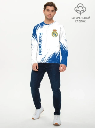 Мужской лонгслив базовый / REAL MADRID / РЕАЛ МАДРИД