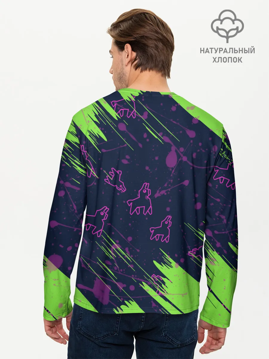 Мужской лонгслив базовый / FORTNITE LAMA.