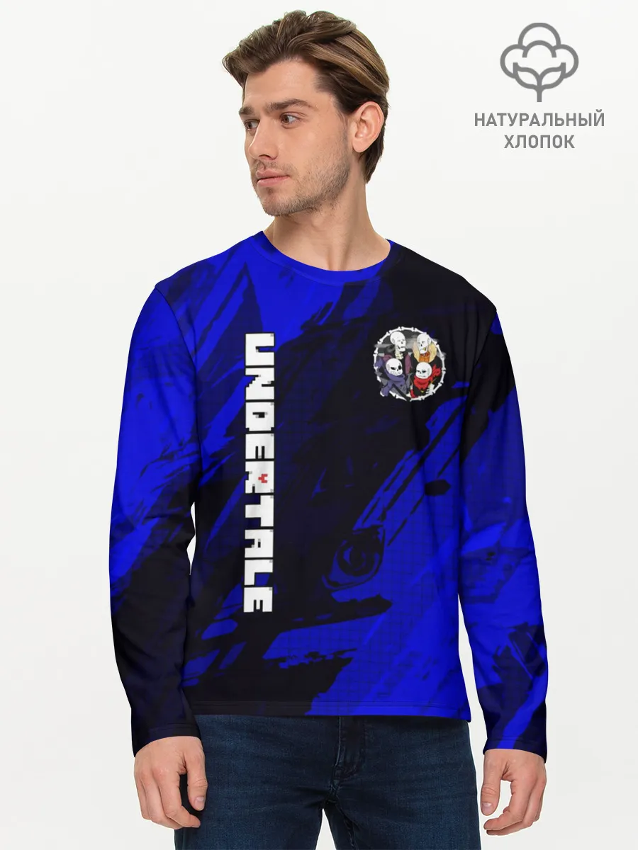 Мужской лонгслив базовый / Undertale