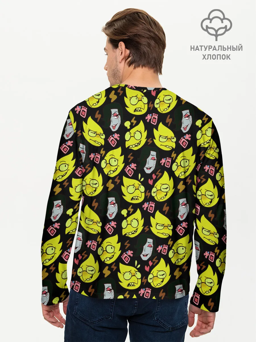 Мужской лонгслив базовый / Undertale