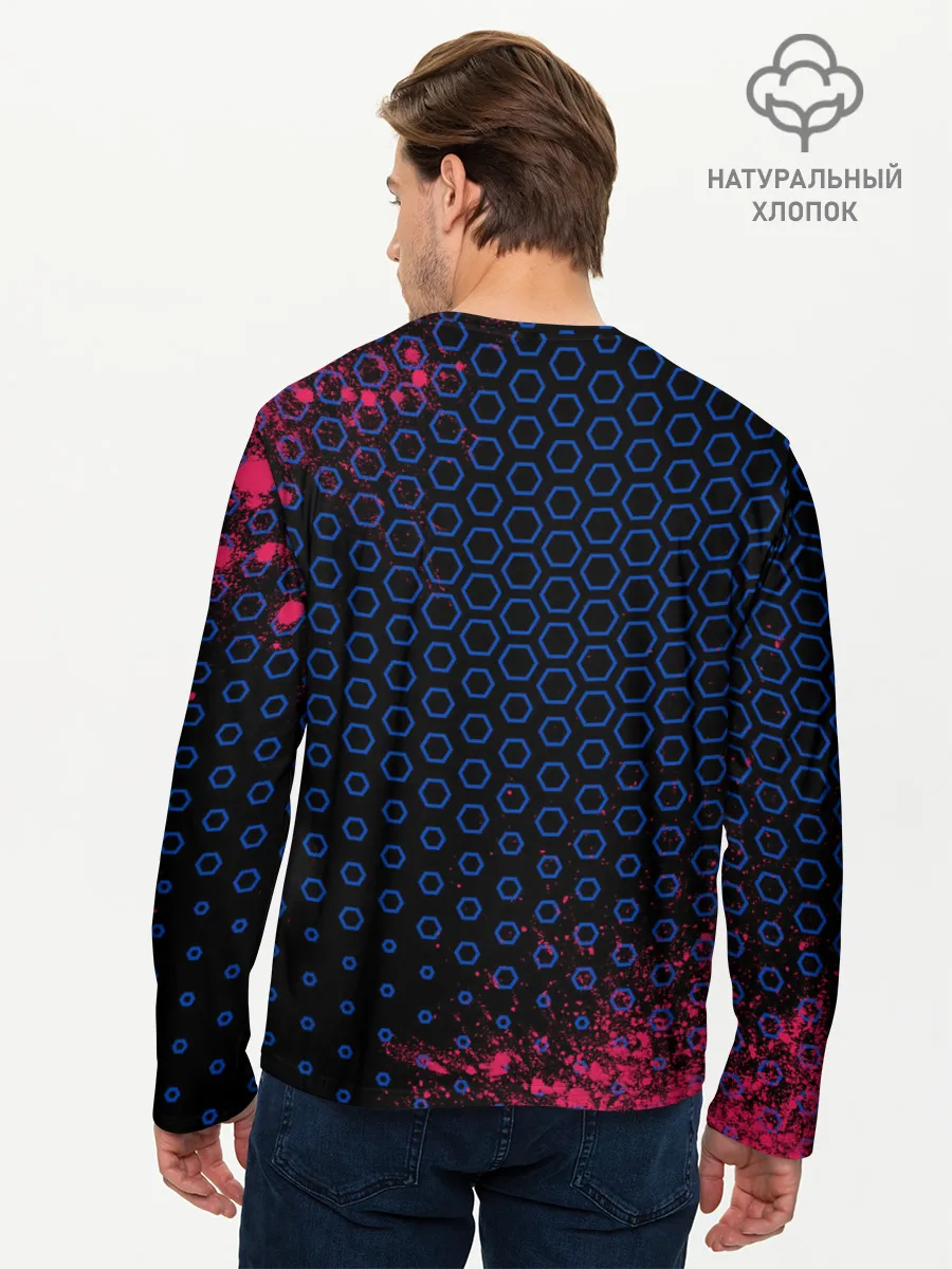 Мужской лонгслив базовый / BARCELONA / БАРСЕЛОНА