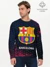 Мужской лонгслив базовый / BARCELONA / БАРСЕЛОНА