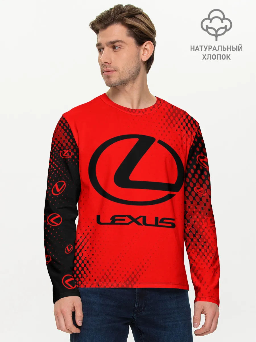 Мужской лонгслив базовый / LEXUS / ЛЕКСУС