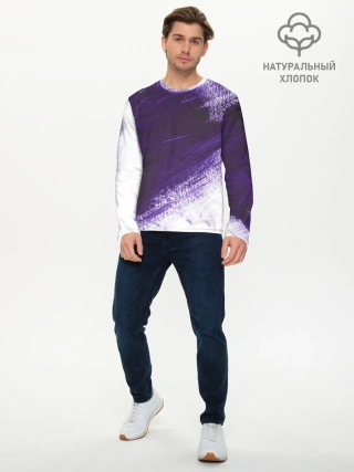 Мужской лонгслив базовый / ФИОЛЕТОВАЯ КРАСКА