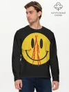 Мужской лонгслив базовый / Pop Up Smiley