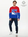 Мужской лонгслив базовый / Нью-Йорк Рейнджерс