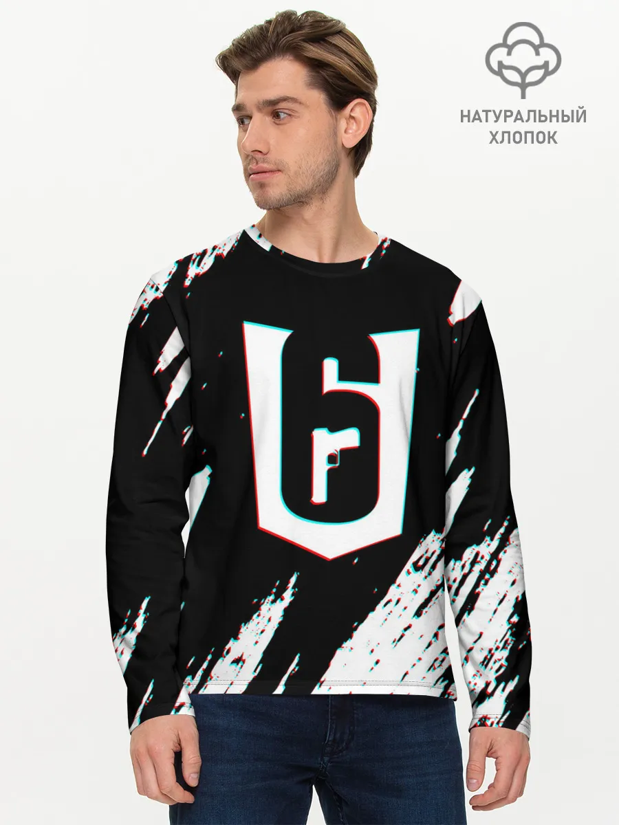 Мужской лонгслив базовый / RAINBOW SIX SIEGE.