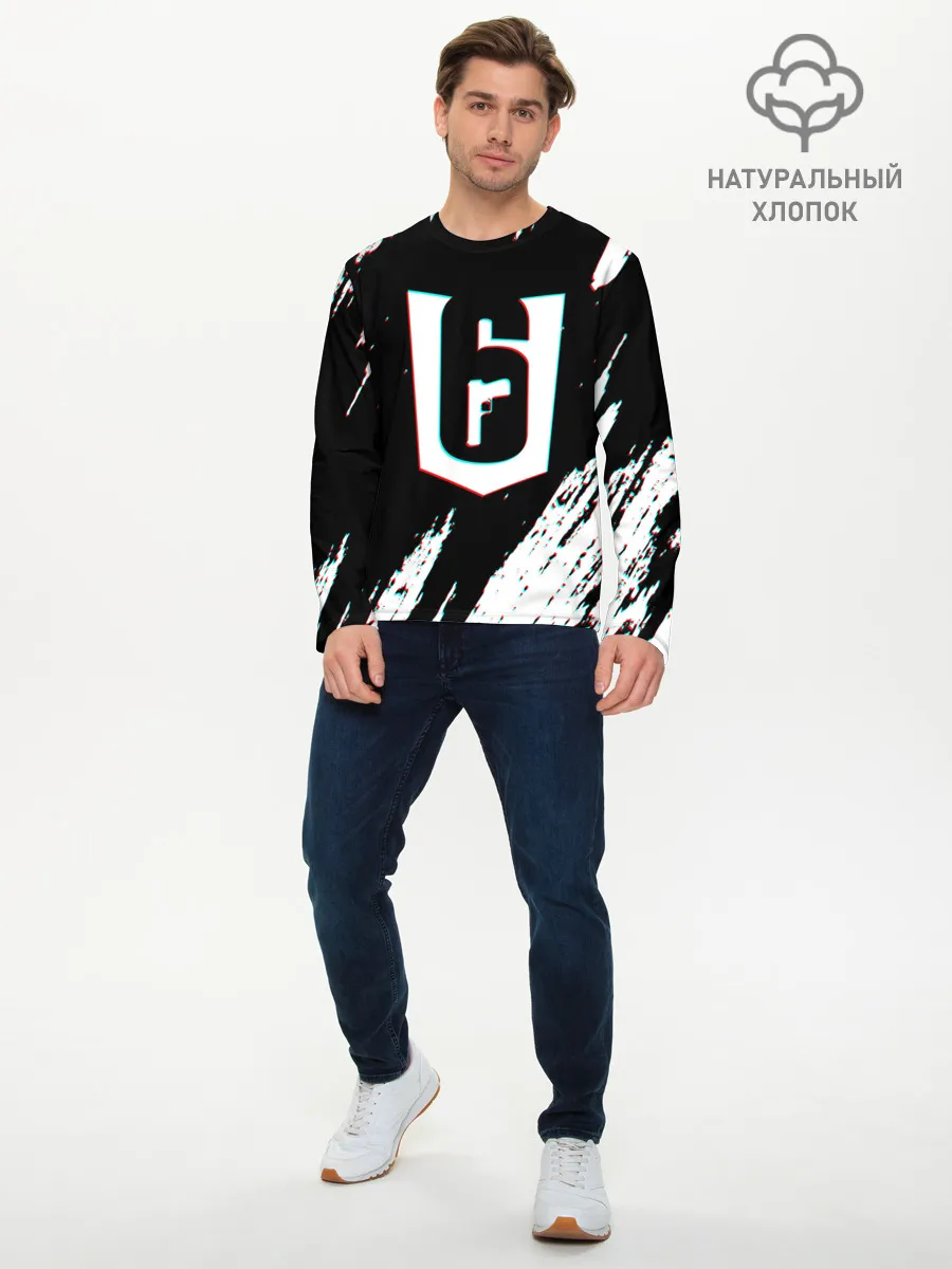 Мужской лонгслив базовый / RAINBOW SIX SIEGE.