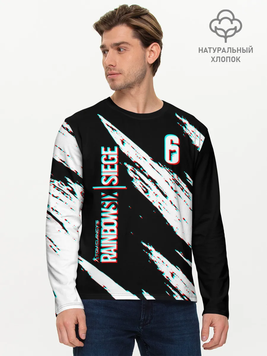 Мужской лонгслив базовый / RAINBOW SIX SIEGE.
