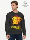 Мужской лонгслив базовый / Pikachu Pika Pika