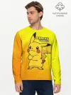 Мужской лонгслив базовый / Pikachu Pika Pika