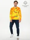Мужской лонгслив базовый / Pikachu Pika Pika