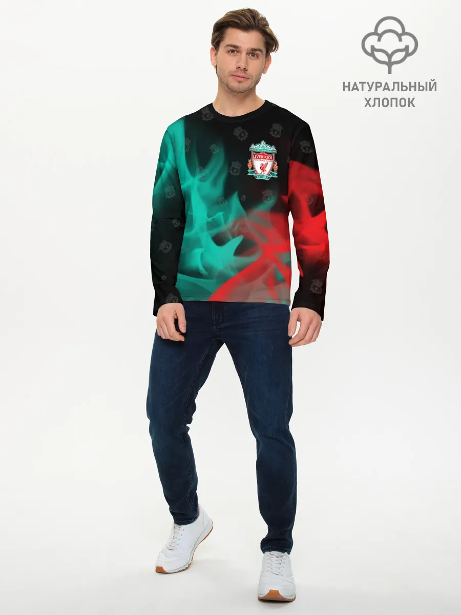 Мужской лонгслив базовый / LIVERPOOL / Ливерпуль