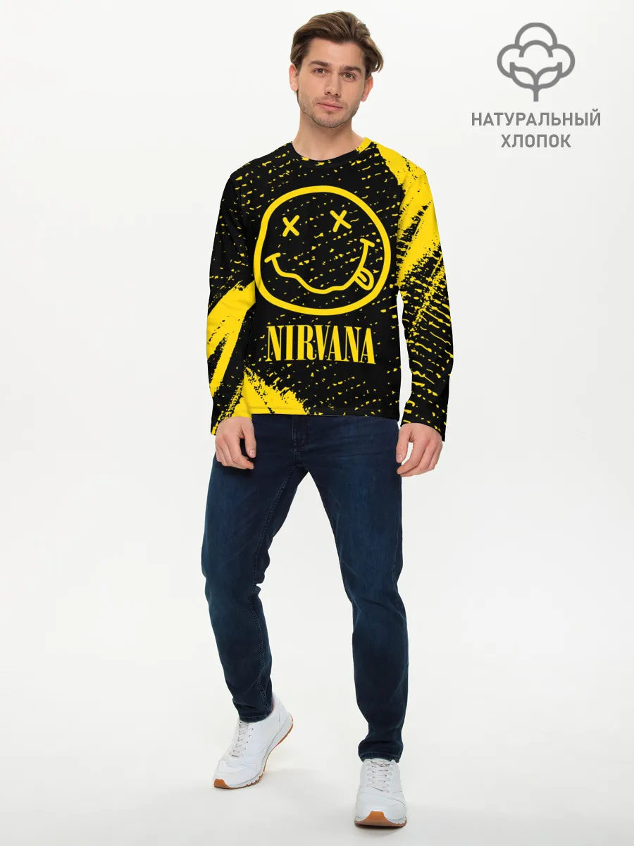 Мужской лонгслив базовый / NIRVANA / НИРВАНА