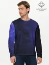 Мужской лонгслив базовый / Космос