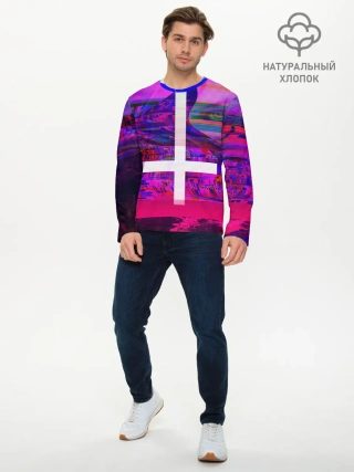 Мужской лонгслив базовый / Cross