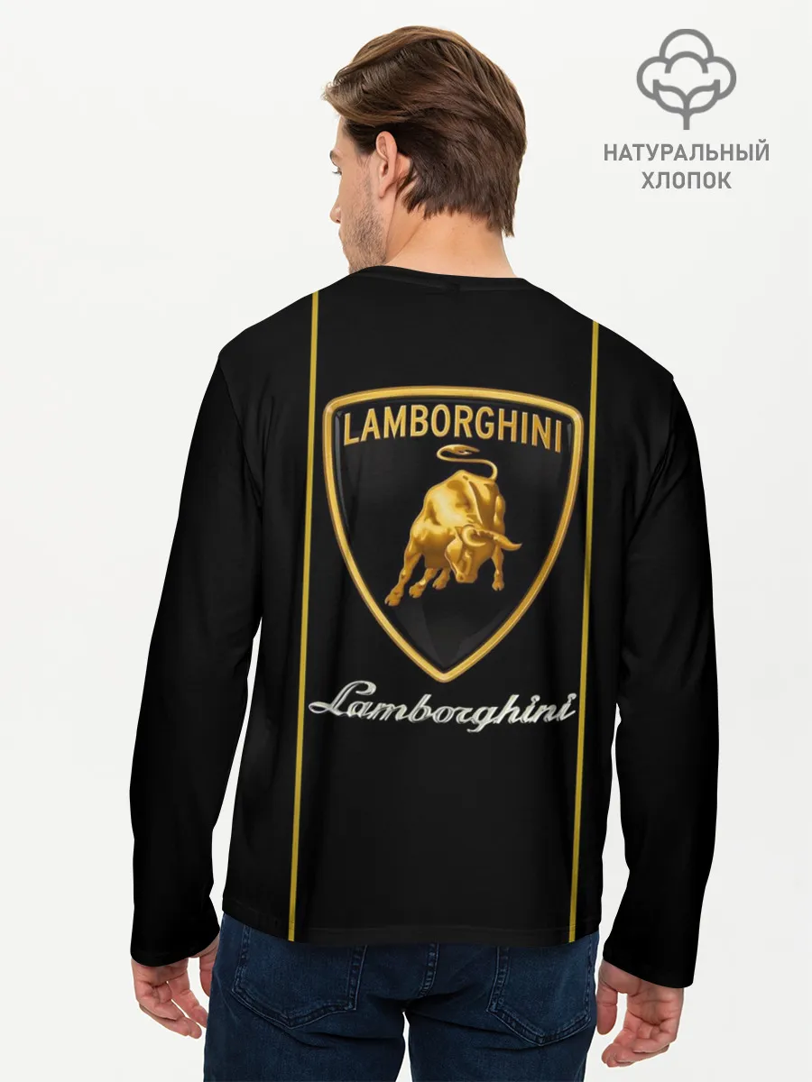 Мужской лонгслив базовый / Lamborghini