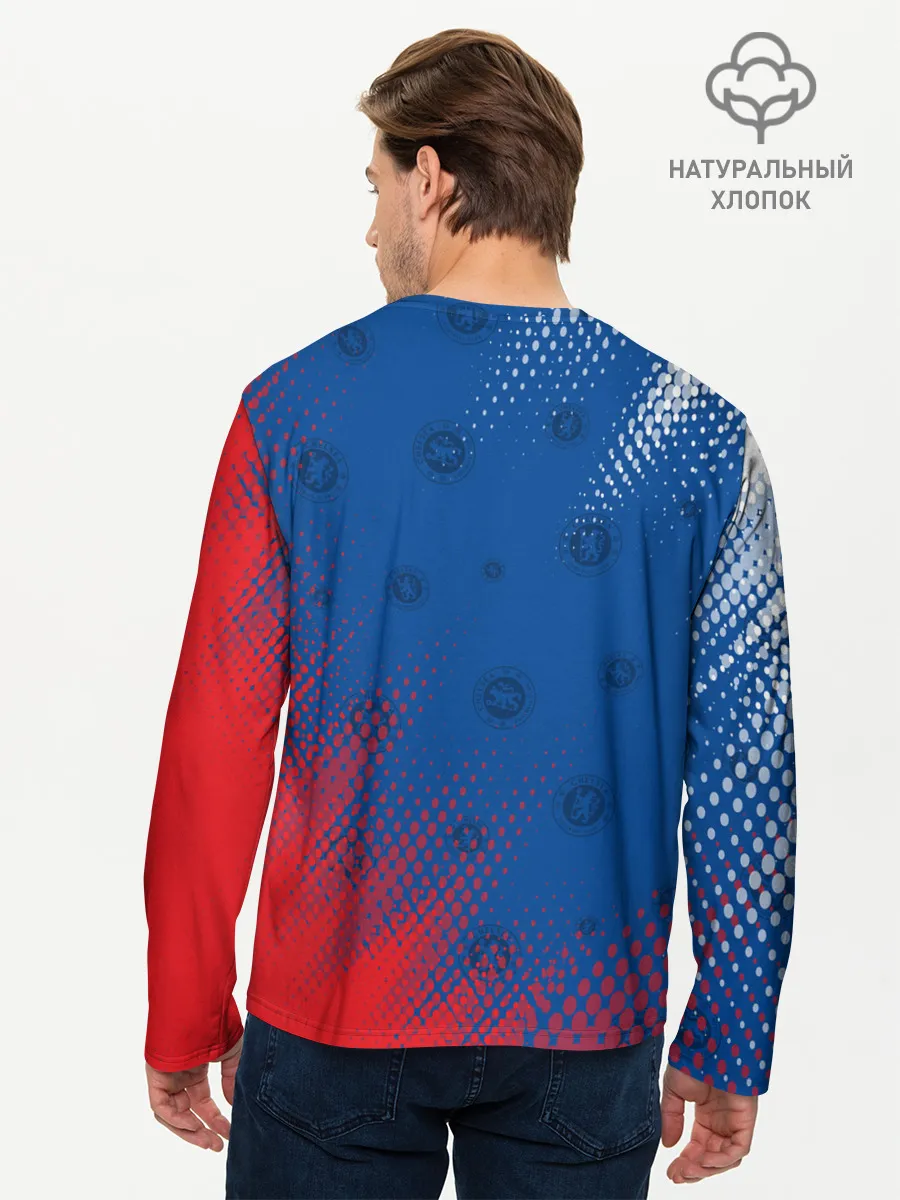 Мужской лонгслив базовый / CHELSEA F.C. / ЧЕЛСИ