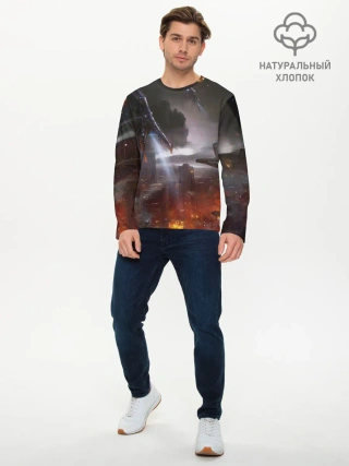 Мужской лонгслив базовый / Mass Effect 3
