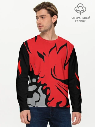 Мужской лонгслив базовый / Cyberpunk 2077