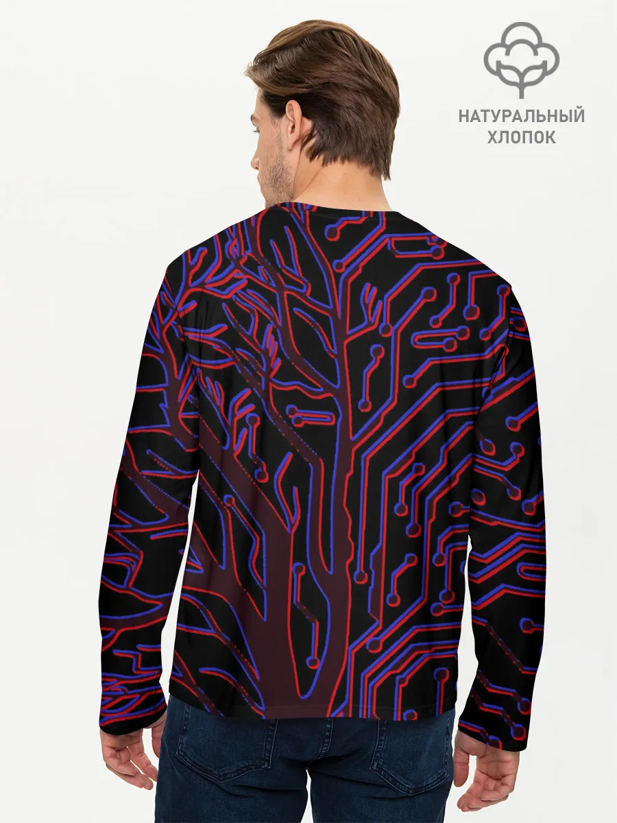 Мужской лонгслив базовый / Cyberpunk 2077