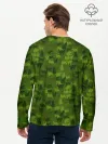 Мужской лонгслив базовый / Камуфляж | Котики